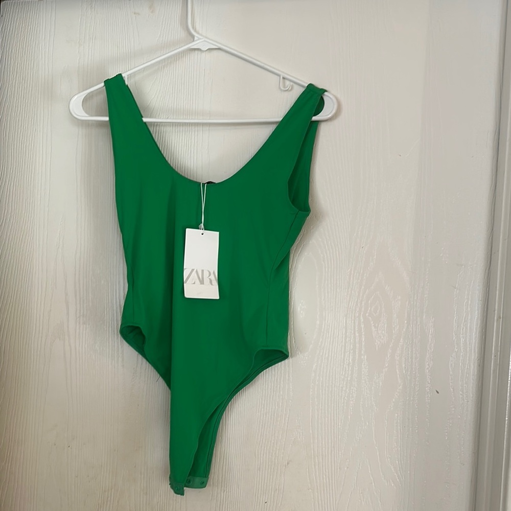 Zara Kids Vibrant Green Bodysuit